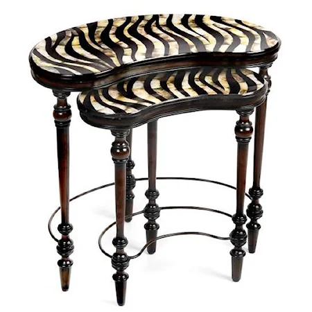 Zebra Nesting Tables